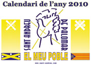 Calendari Andreuenc 2010 commemorant la dotzenta d'anys de la WEB STAP