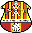 el 1980 torna a ser Unió Esportiva Sant Andreu, mantenint  però la forma d'olla i la bandera espanyola