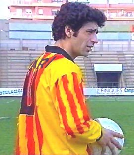 Huari / Nacho Fresneda jugador de la Unió Esportiva Sant Andreu