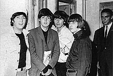 Joan Gaspart amb els Beatles a l'Avenida Palace