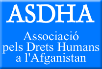 web oficial d'ASHDA - Associació pels Drets Humans a l'Afganistan 